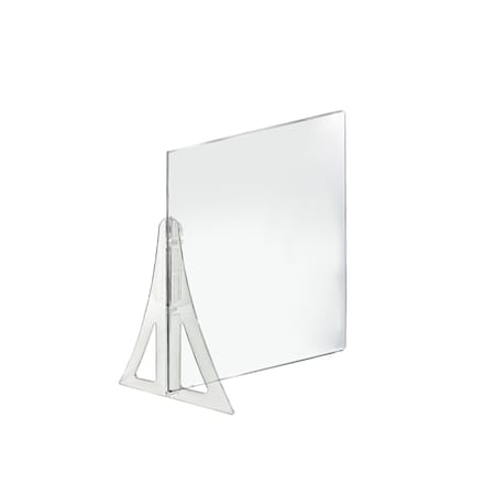 Azar Displays 18" x 24" Single Leg Partition Shield, PK2 179892-187
